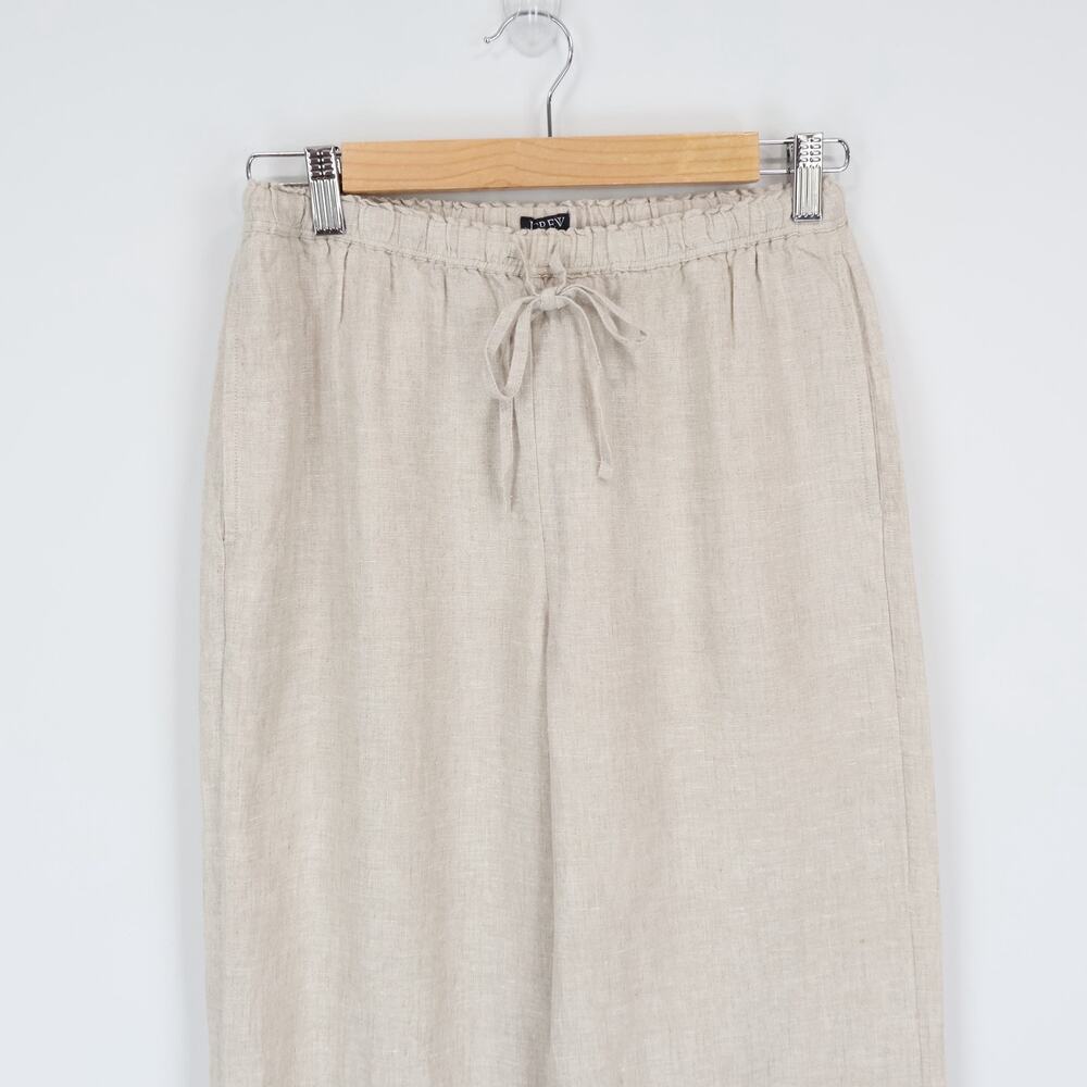 J.Crew Women's Soleil Linen Pant Flax Size Small Petite NWT - Picture 3 of 8